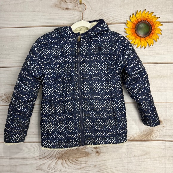 The North Face Toddler Girls Mossbud Reversible Hooded Jacket Size 5
